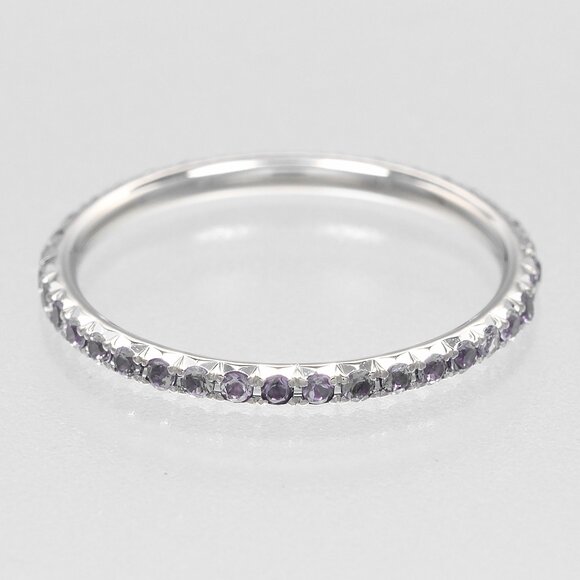 TIFFANY 18k Silver Eternity Ring - Picture 7 of 9